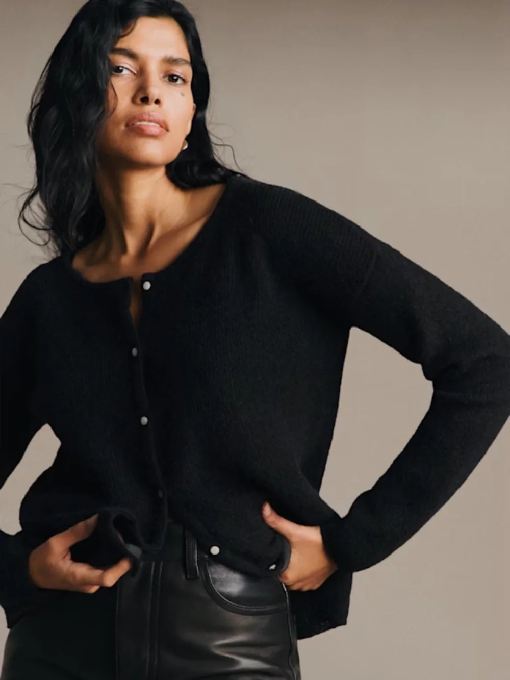 Sezane Alma Cardigan Noir. - Size XS